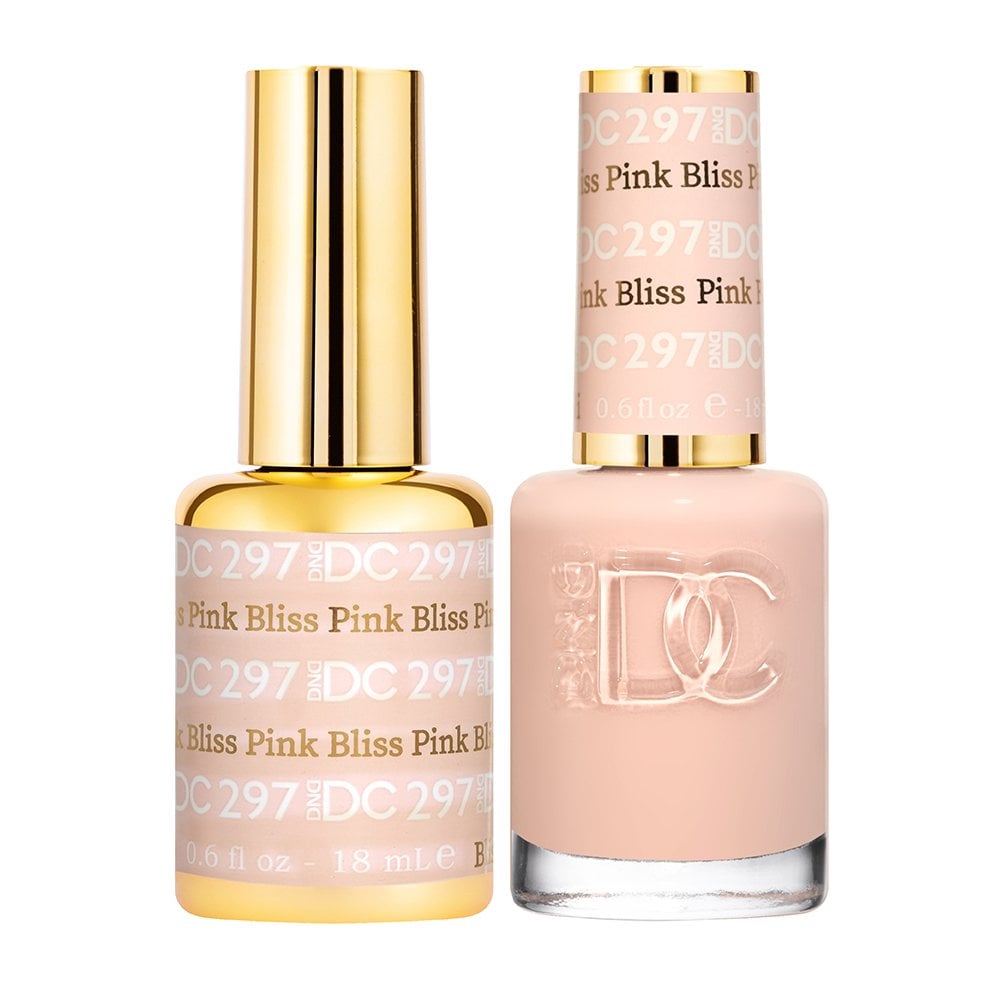DND DC Gel & Nail Polish DUO 18ml - DC297 Pink Bliss