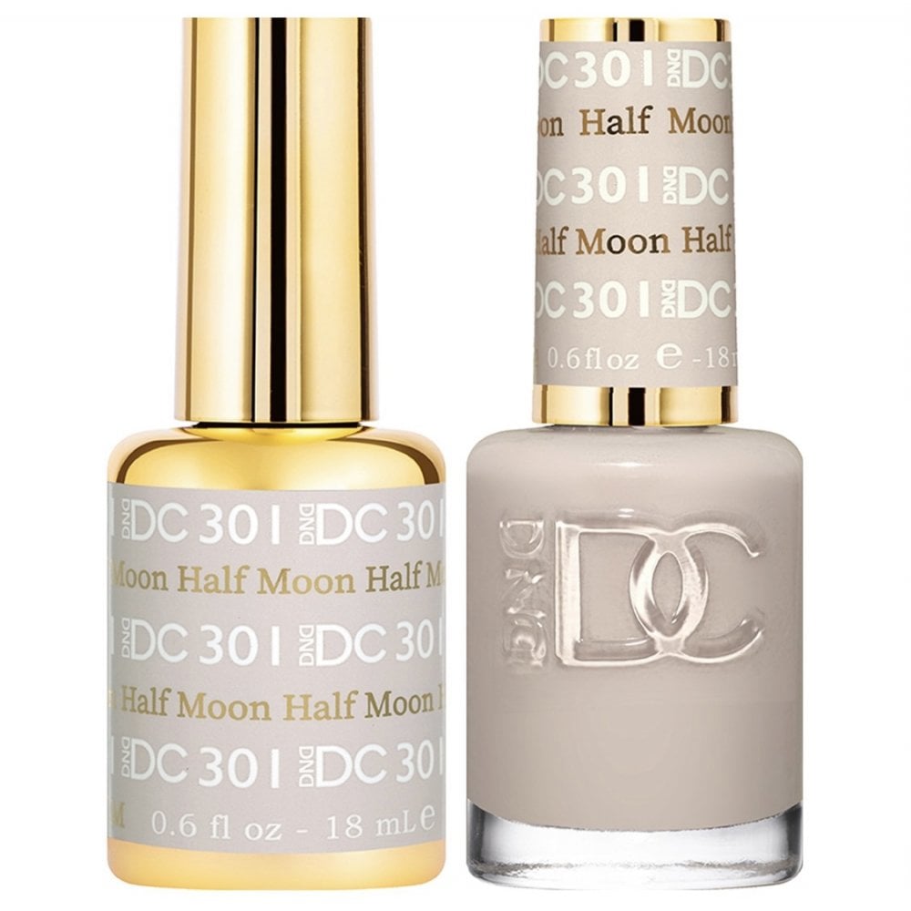 DND DC Gel & Nail Polish DUO 18ml - DC301 Half Moon