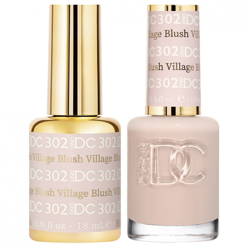 DND DC Gel & Nail Polish DUO 18ml - DC302 Blush Village