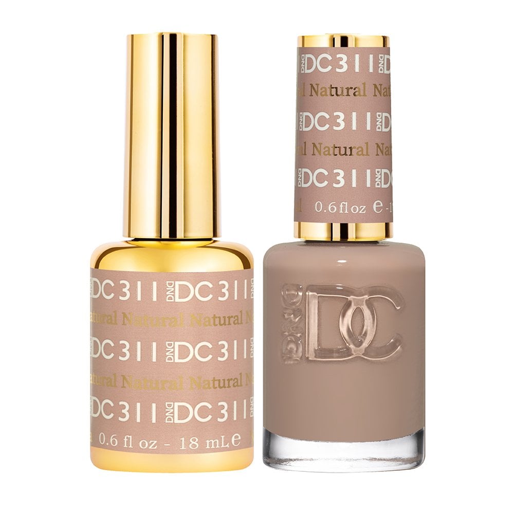 DND DC Gel & Nail Polish DUO 18ml - DC311 Natural