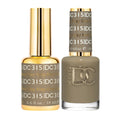 DND DC Gel & Nail Polish DUO 18ml - DC315 Foxy Gray