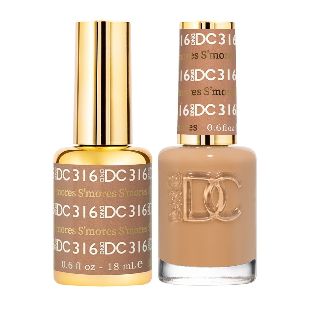 DND DC Gel & Nail Polish DUO 18ml - DC316 S'mores