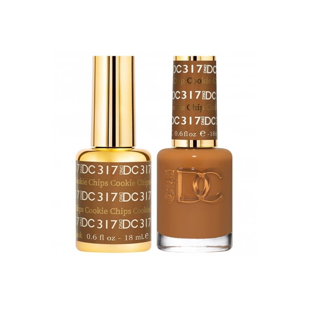 DND DC Gel & Nail Polish DUO 18ml - DC317 Cookie Chips