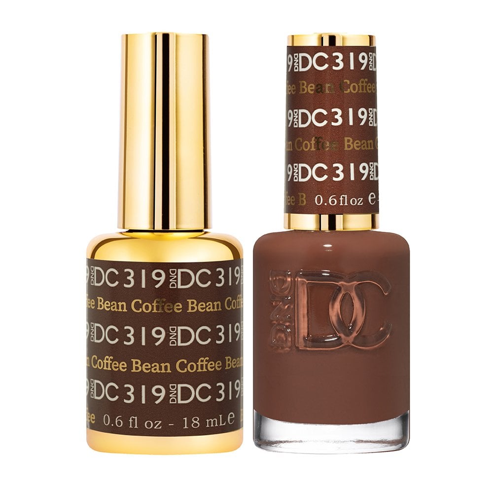 DND DC Gel & Nail Polish DUO 18ml - DC319 Coffee Bean