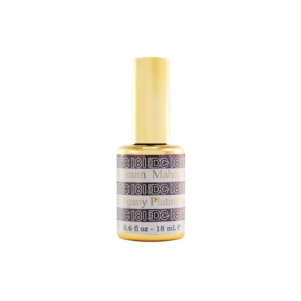 DND DC Platinum Gel Polish 18ml -  DC181 Mahogany