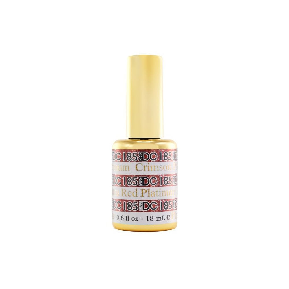 DND DC Platinum Gel Polish 18ml -  DC185 Crimson