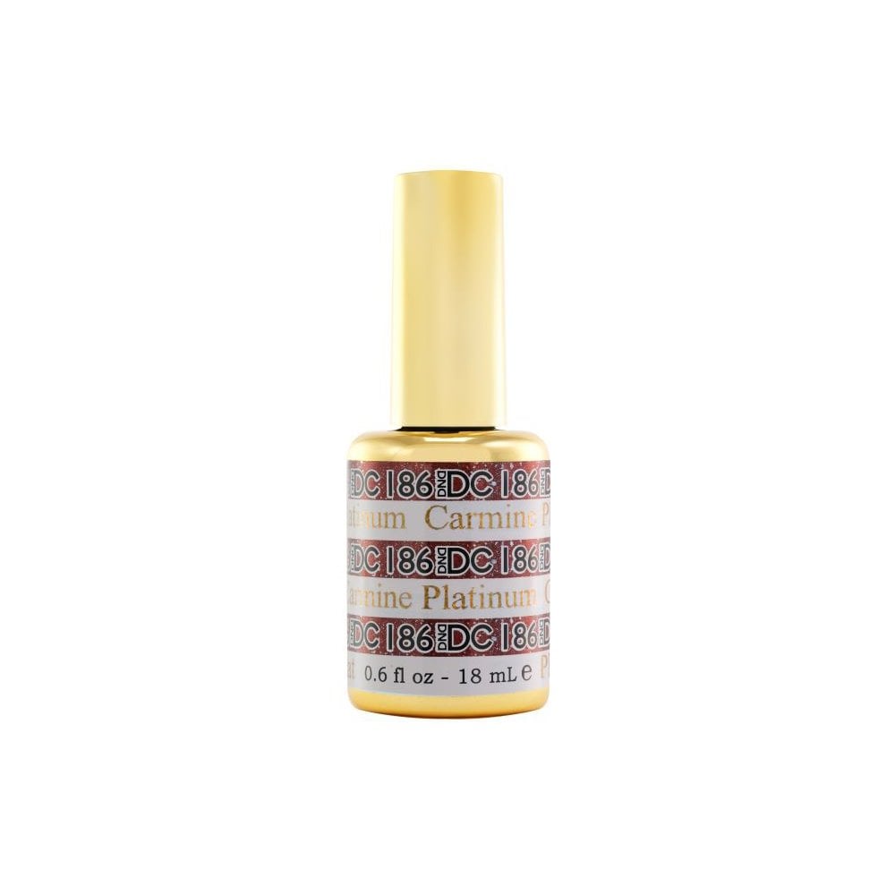 DND DC Platinum Gel Polish 18ml -  DC186 Carmine