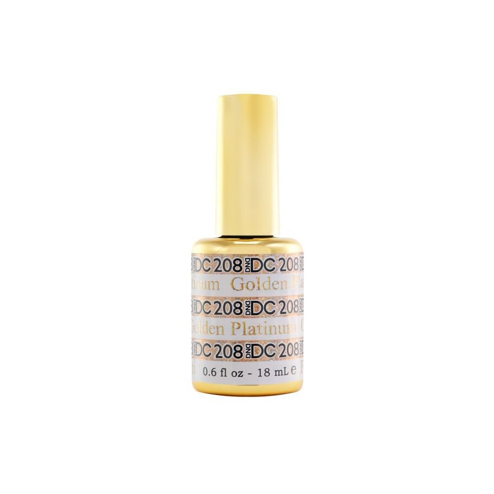 DND DC Platinum Gel Polish 18ml -  DC208 Golden