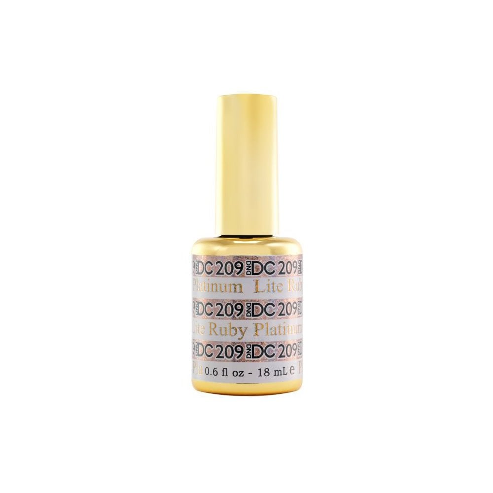 DND DC Platinum Gel Polish 18ml -  DC209 Lite Ruby