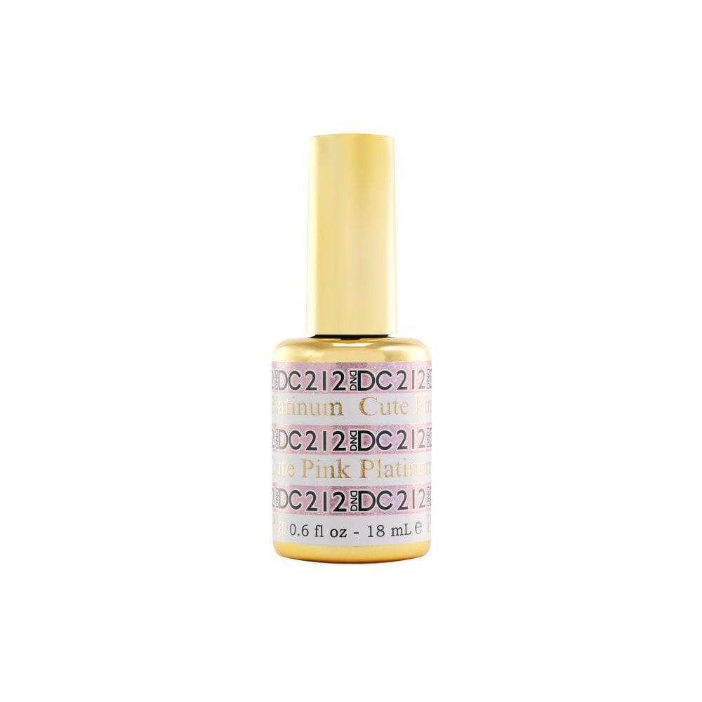 DND DC Platinum Gel Polish 18ml -  DC212 Cute Pink