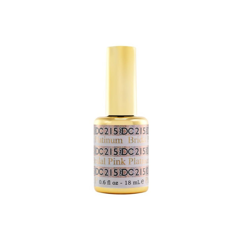 DND DC Platinum Gel Polish 18ml -  DC215 Bridal Pink