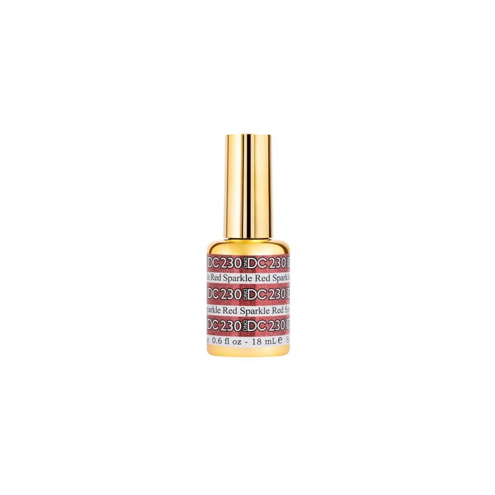 DND DC Mermaid Gel Polish 18ml -  DC230 Sparkle Red