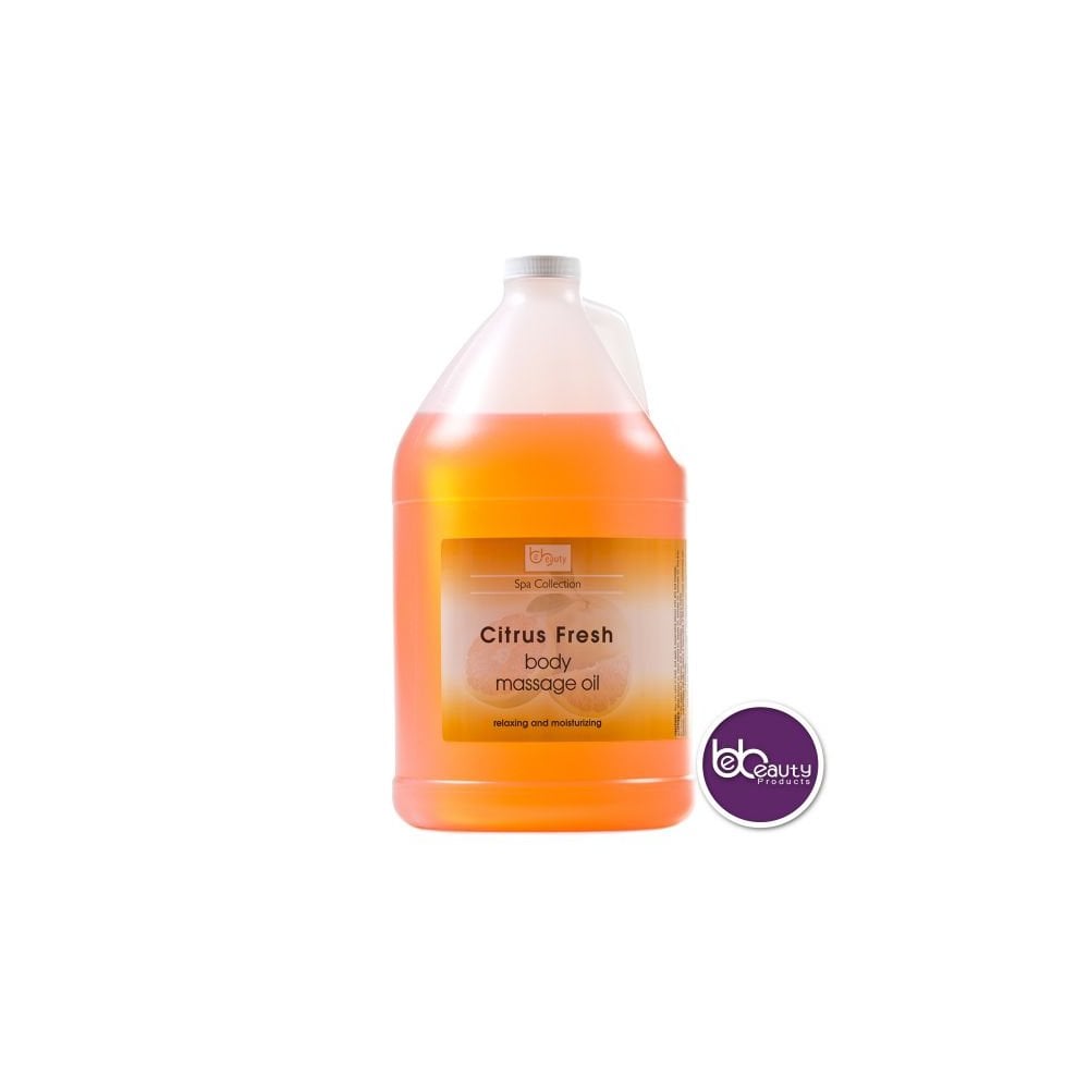 BE BEAUTY Massage Oil Gallon - Citrus Fresh