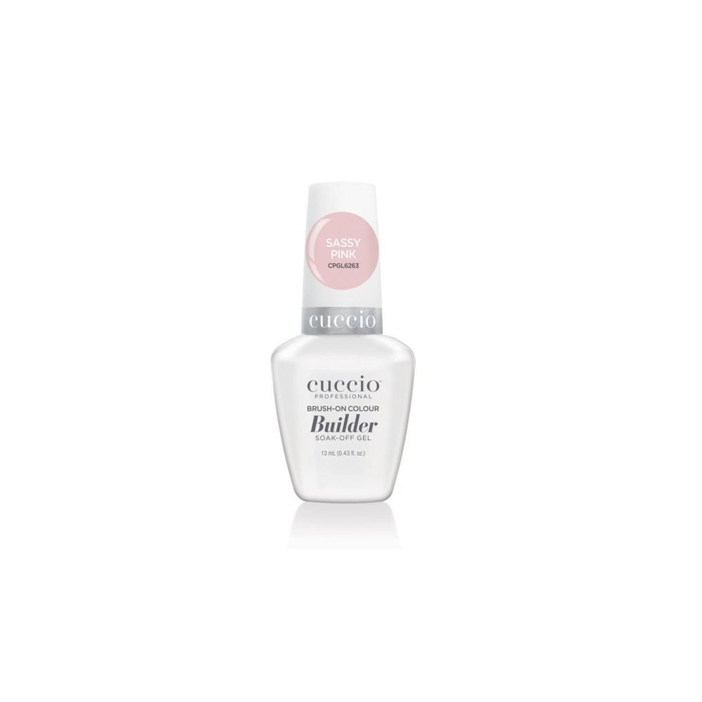 CUCCIO Brush on Builder Gel 13ml - Sassy Pink