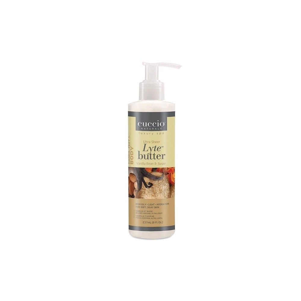 CUCCIO Naturale Lyte Body Butter 237ml (8oz) - Vanilla Bean & Sugar
