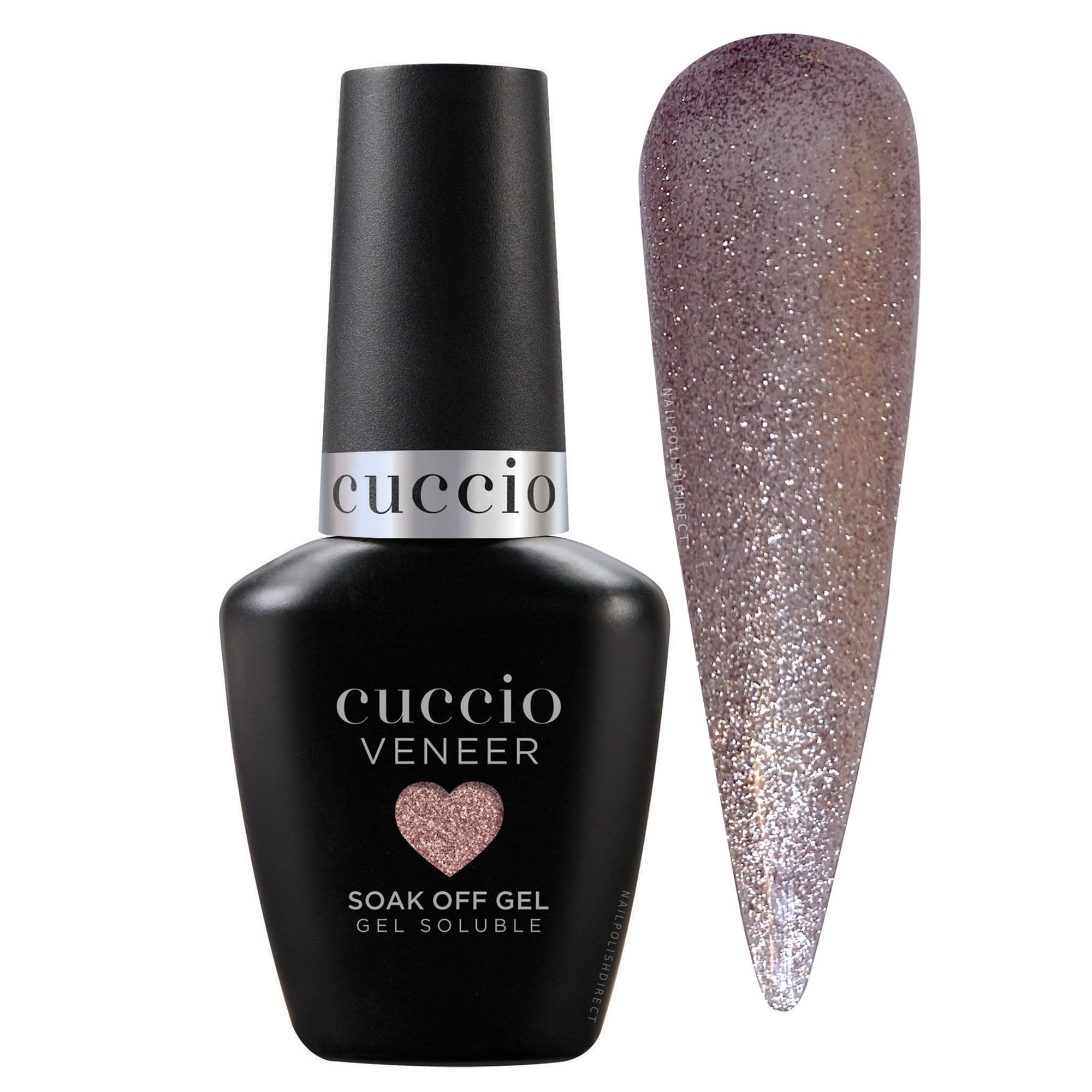 CUCCIO Veneer Gel Polish 13ml - Rose Gold Burst