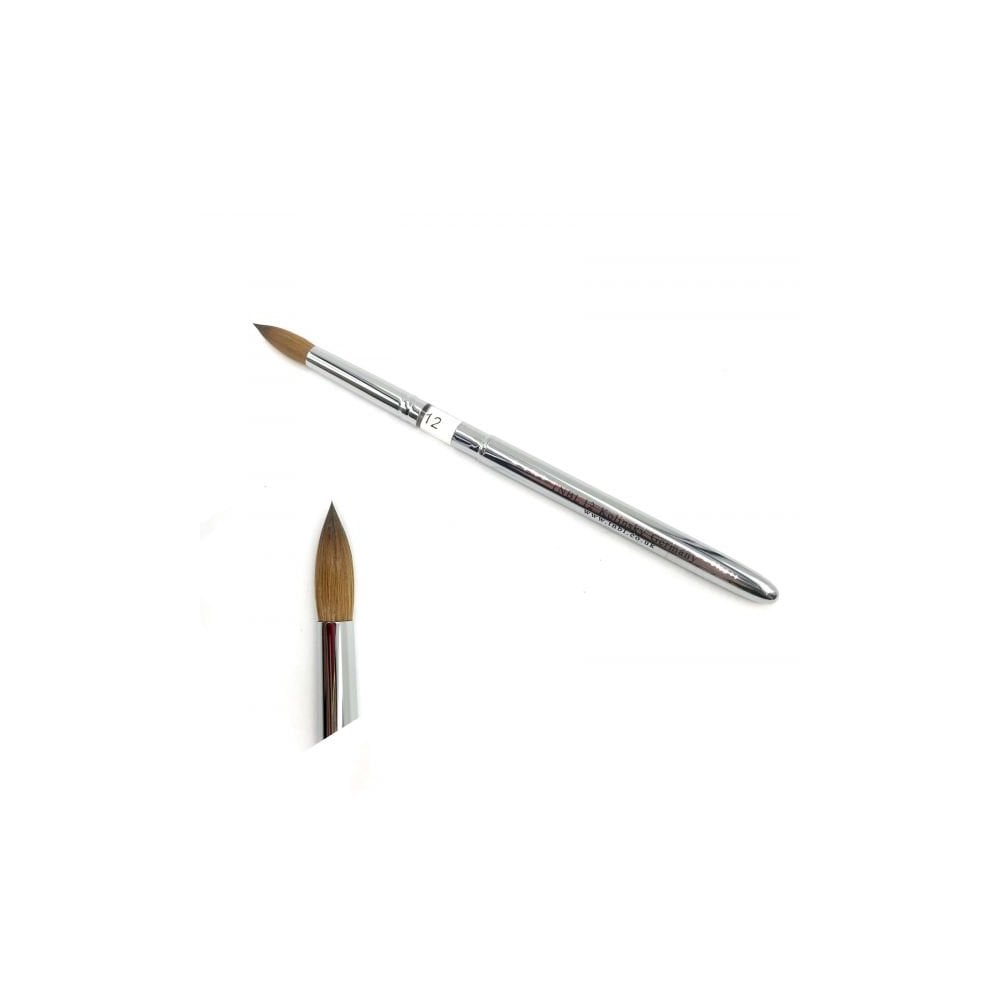 TNBL Kolinsky Acrylic Brush (Silver) #12