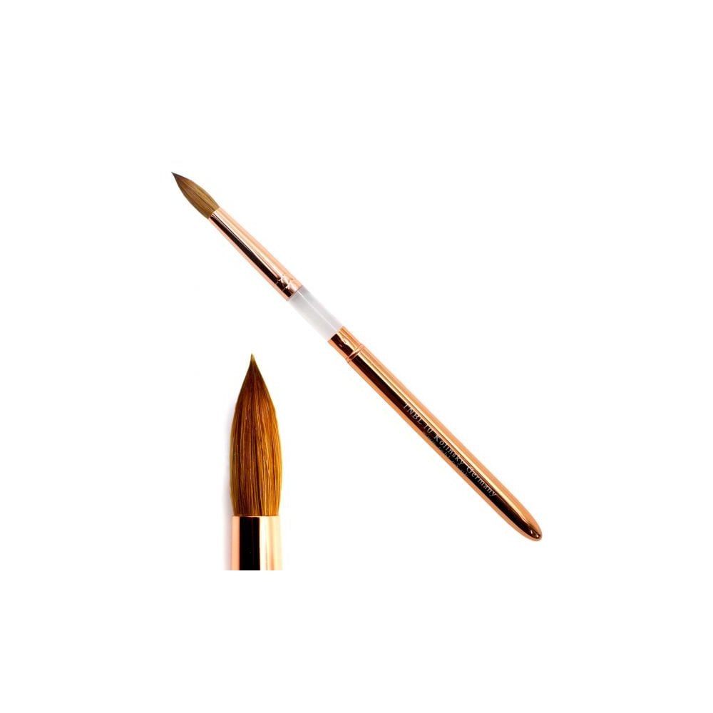 TNBL Kolinsky Acrylic Brush (Rose Gold) #10