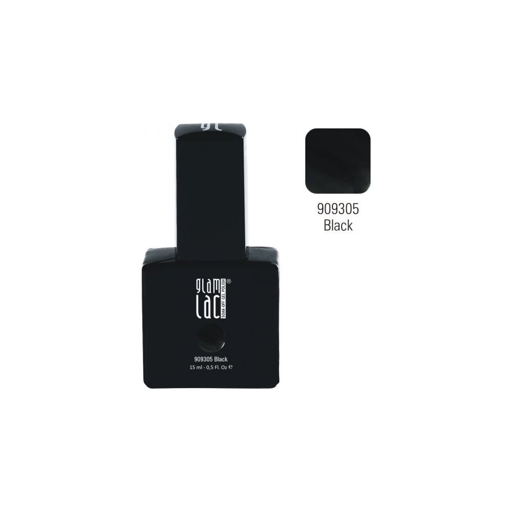 GLAMLAC Gel Polish 15ml - #909305 Black