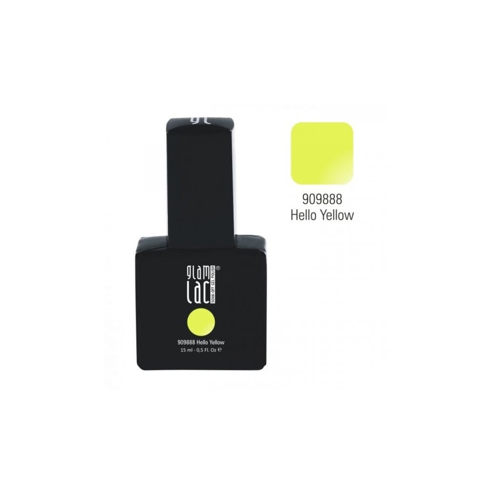 GLAMLAC Gel Polish 15ml - #909888 Hello Yellow