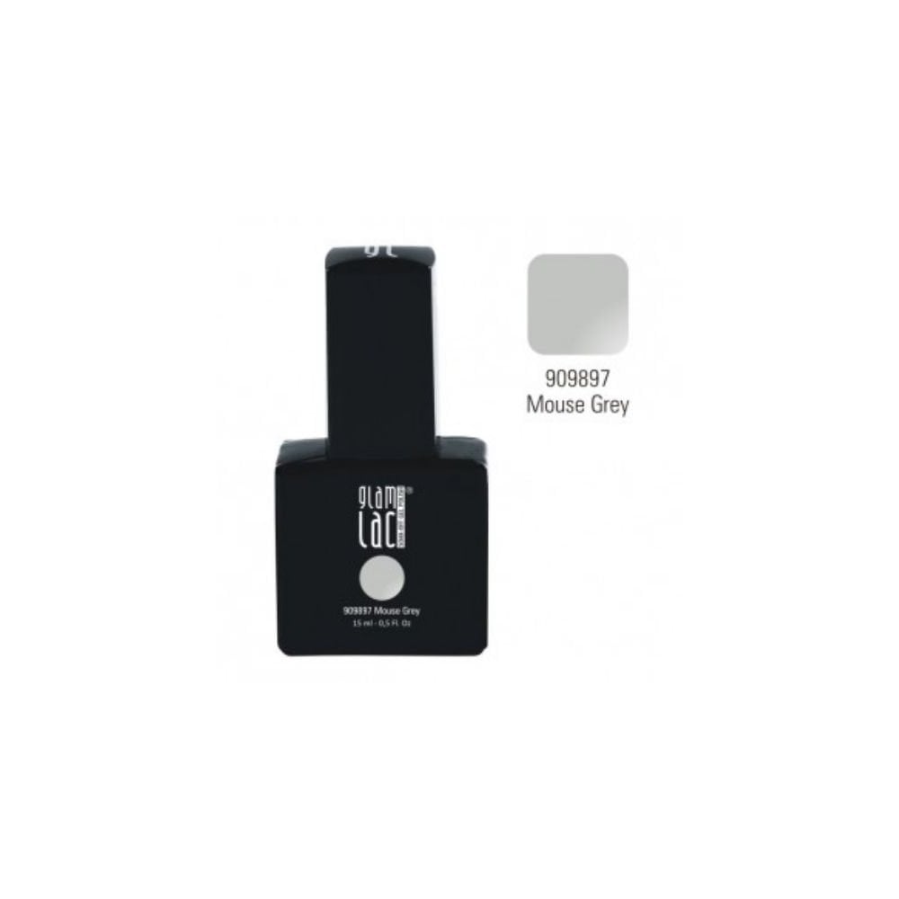 GLAMLAC Gel Polish 15ml - #909897 Mouse Grey