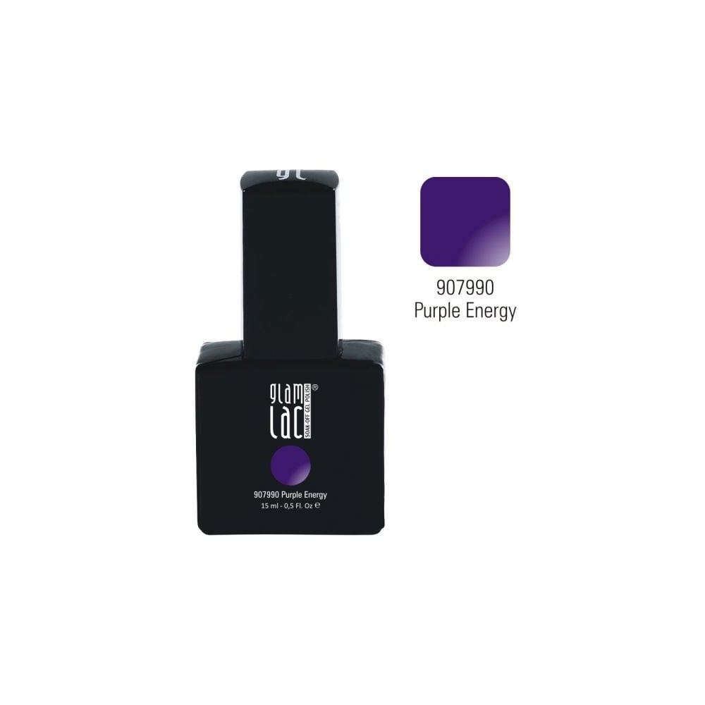 GLAMLAC Gel Polish 15ml - #907990 Purple Energy