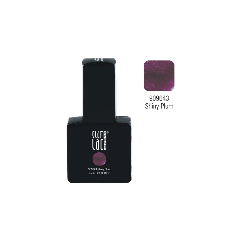 GLAMLAC Gel Polish 15ml - #909643 Shiny Plum