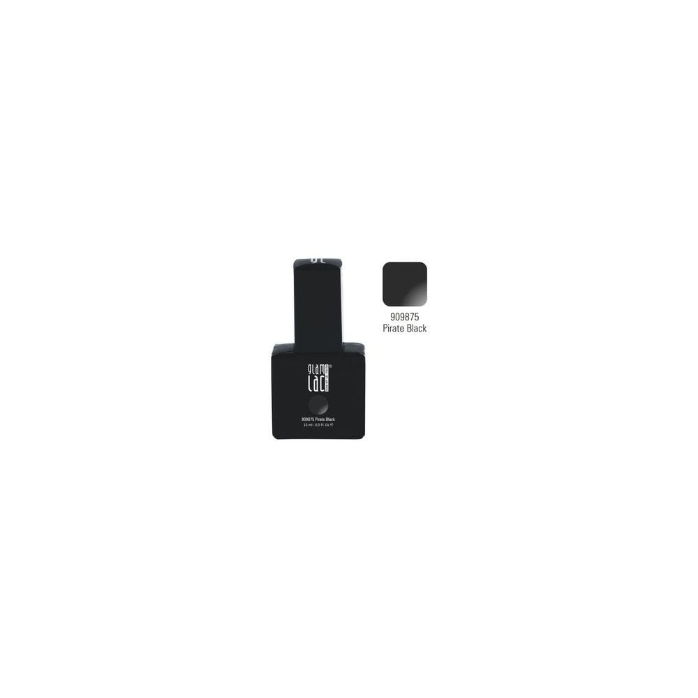 GLAMLAC Gel Polish 15ml - #9095875 Pirate Black 15 ml