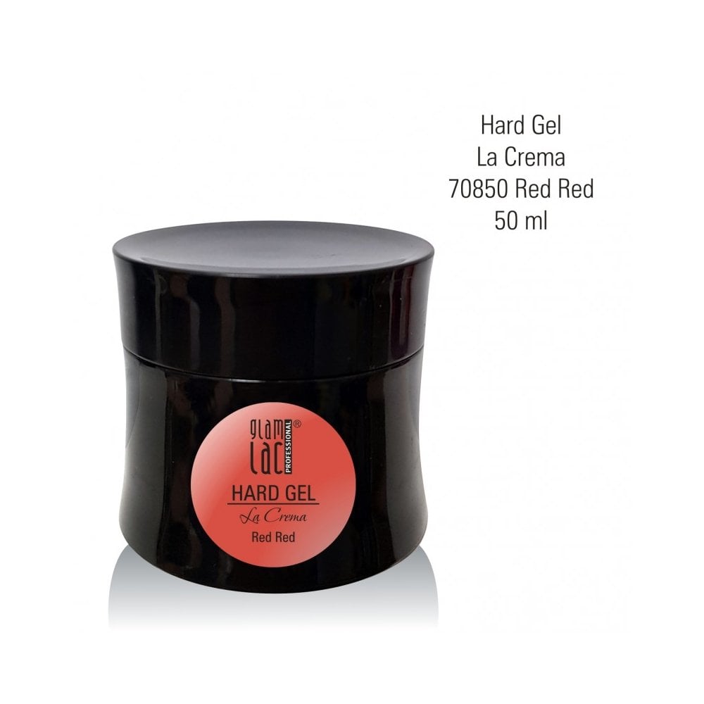 GLAMLAC Hard Gel 50ml - Red Red