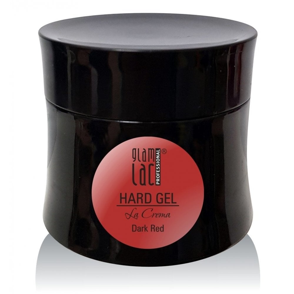 GLAMLAC Hard Gel 30ml - Dark Red