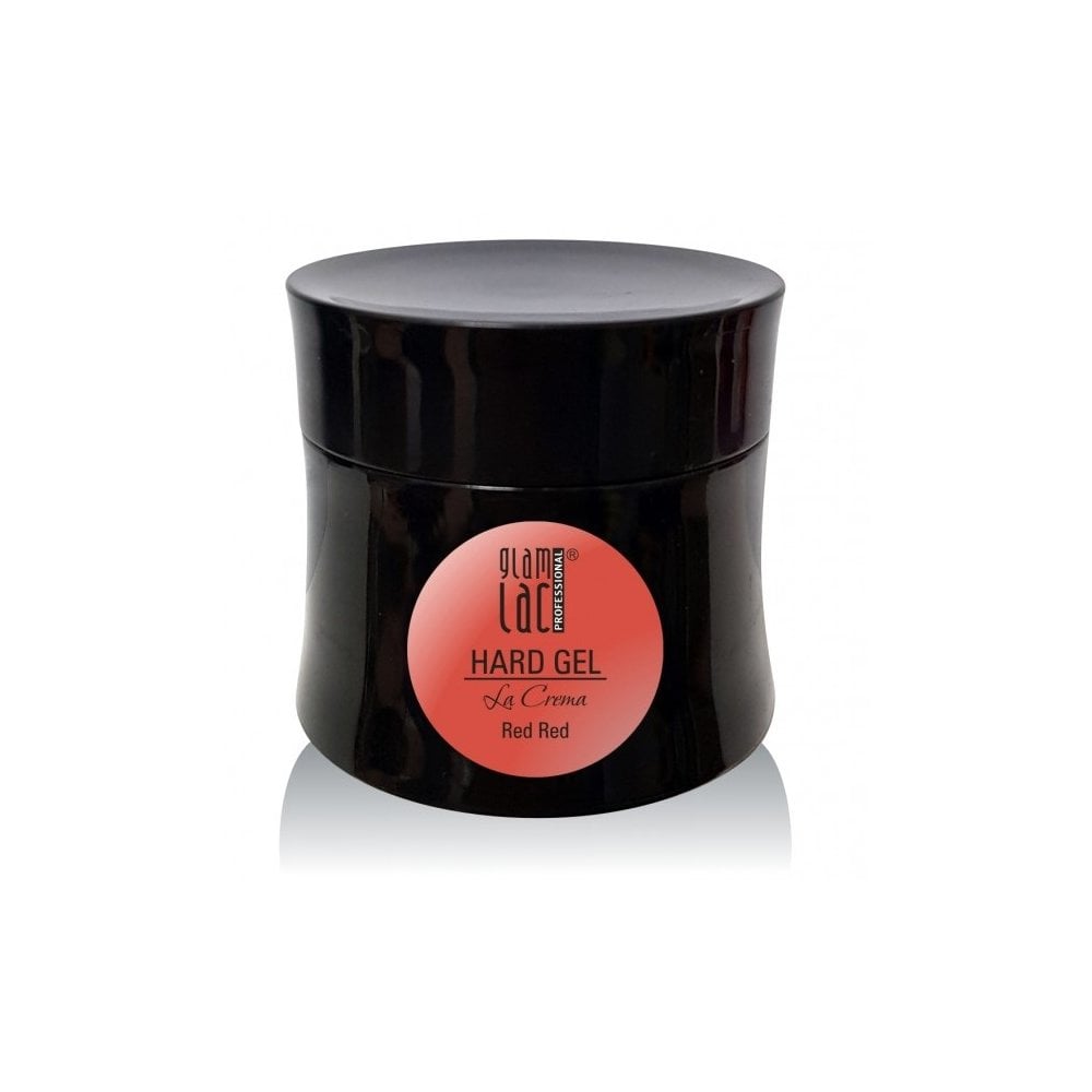 GLAMLAC Hard Gel 15ml - Red Red