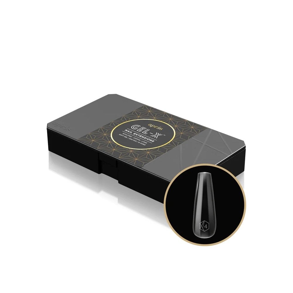 APRES Gel-X® Tips - Sculpted Coffin Long (500pcs) - First Generation