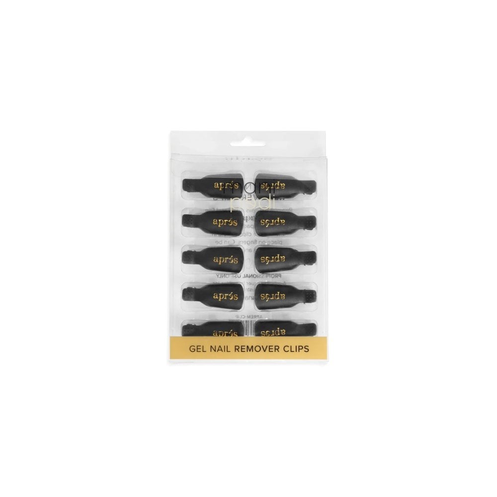 APRES Mani Pedi Professional Gel Nail Remover Clips (Pack of 10)