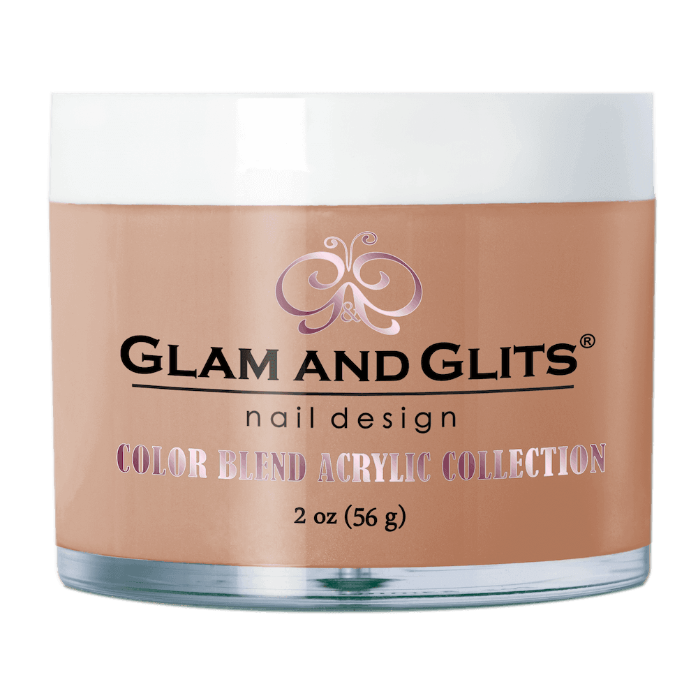 GLAM & GLITS Blend Acrylic Nail Powder 2oz / 56g - BL3050 - COVER - CHESTNUT