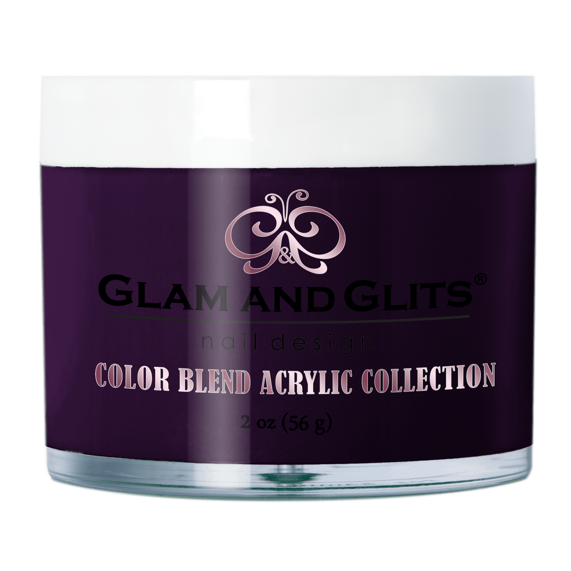 GLAM & GLITS Blend Acrylic Nail Powder 2oz / 56g - BL3110 PINOT NOIR