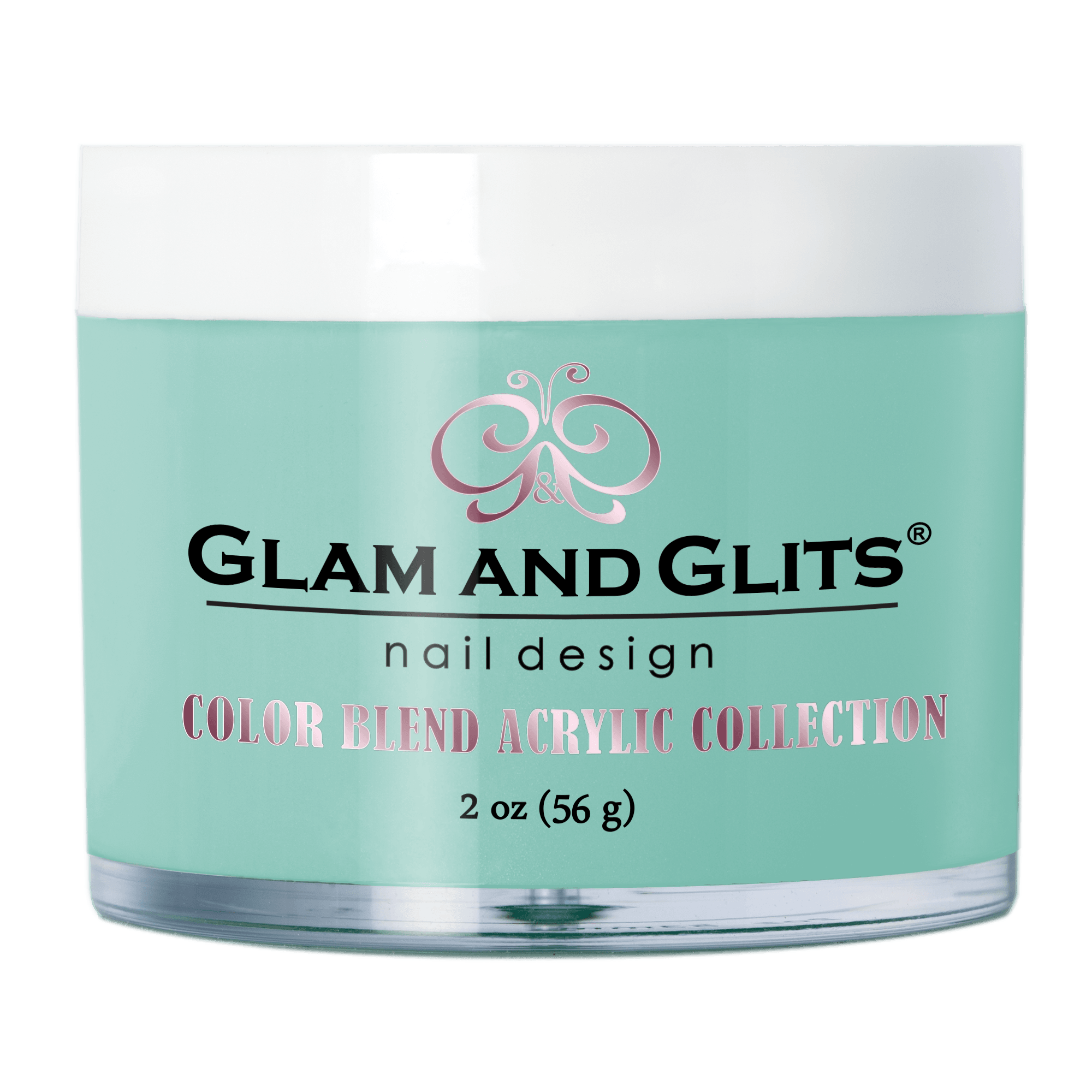GLAM & GLITS Blend Acrylic Nail Powder 2oz / 56g - BL3111 AQUAMARINE