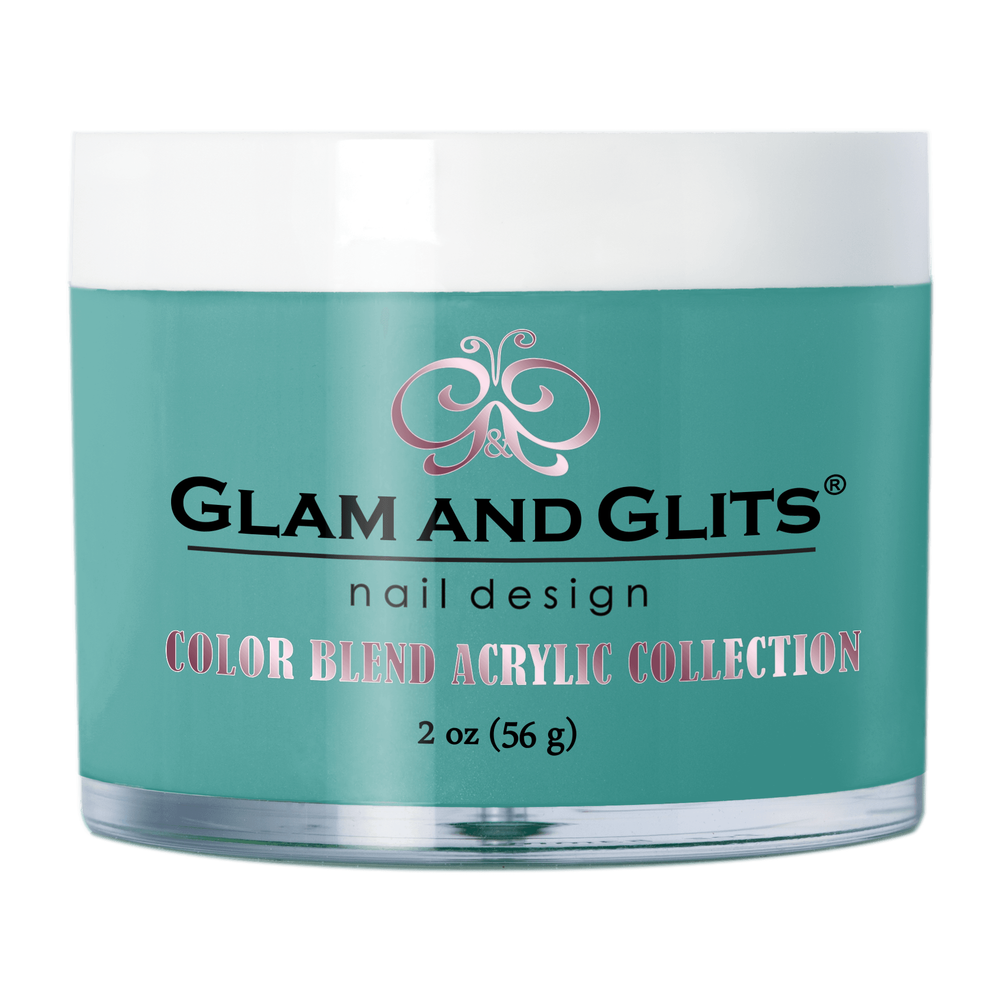 GLAM & GLITS Blend Acrylic Nail Powder 2oz / 56g - BL3112 TEAL IM BLUE