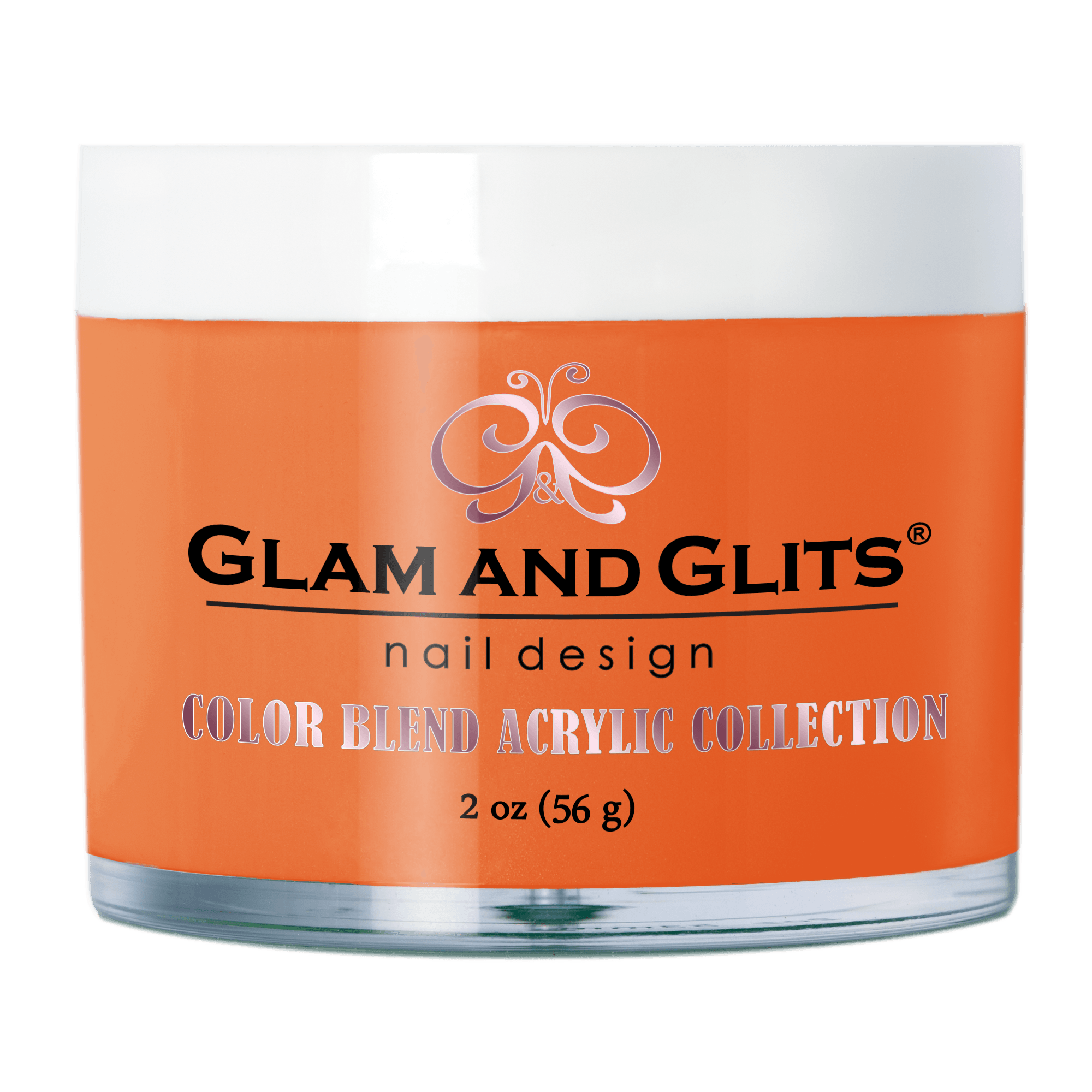 GLAM & GLITS Blend Acrylic Nail Powder 2oz / 56g - BL3118 MANGO TANGO