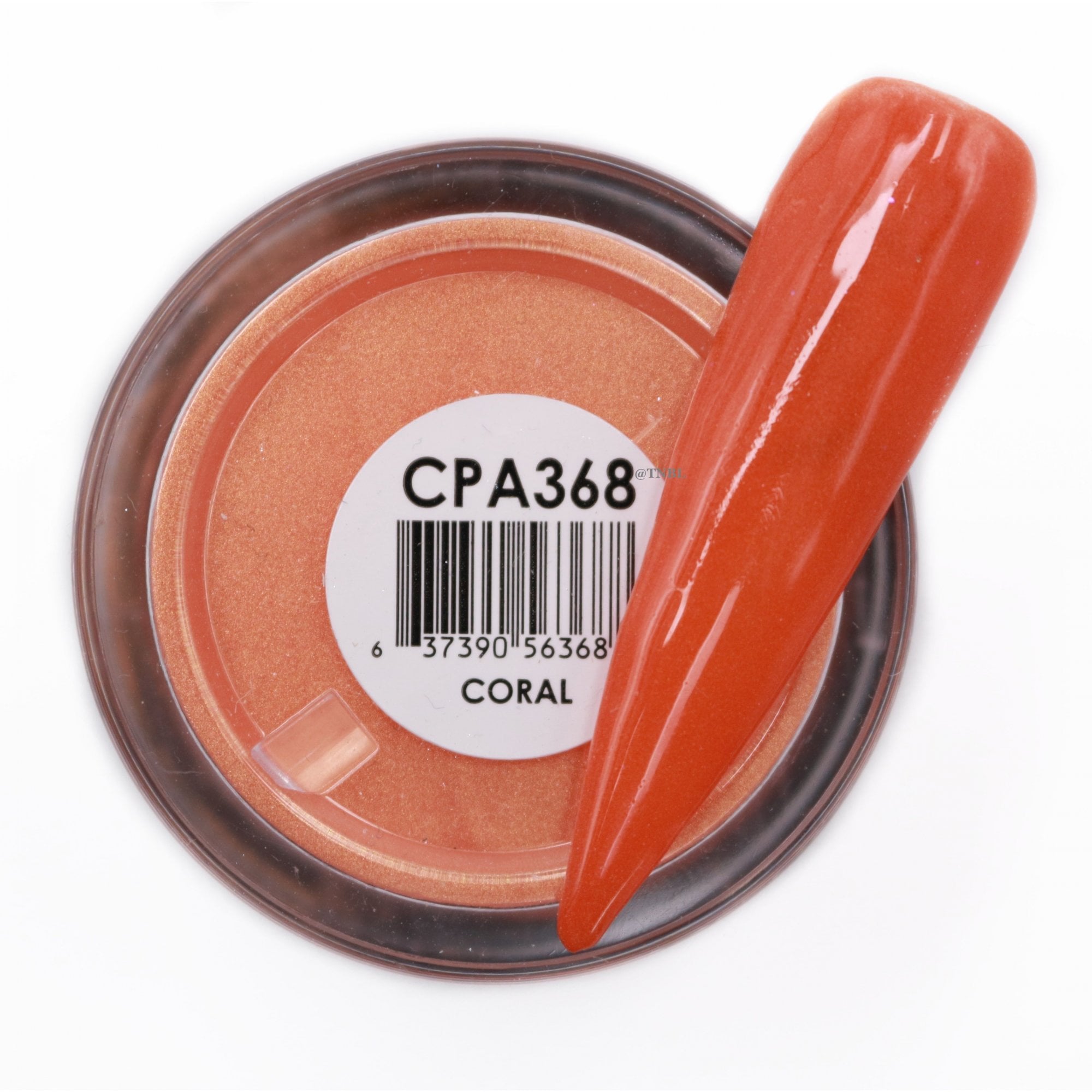 GLAM & GLITS Color Pop Acrylic Nail Powder 1oz / 28g - CPA368 CORAL
