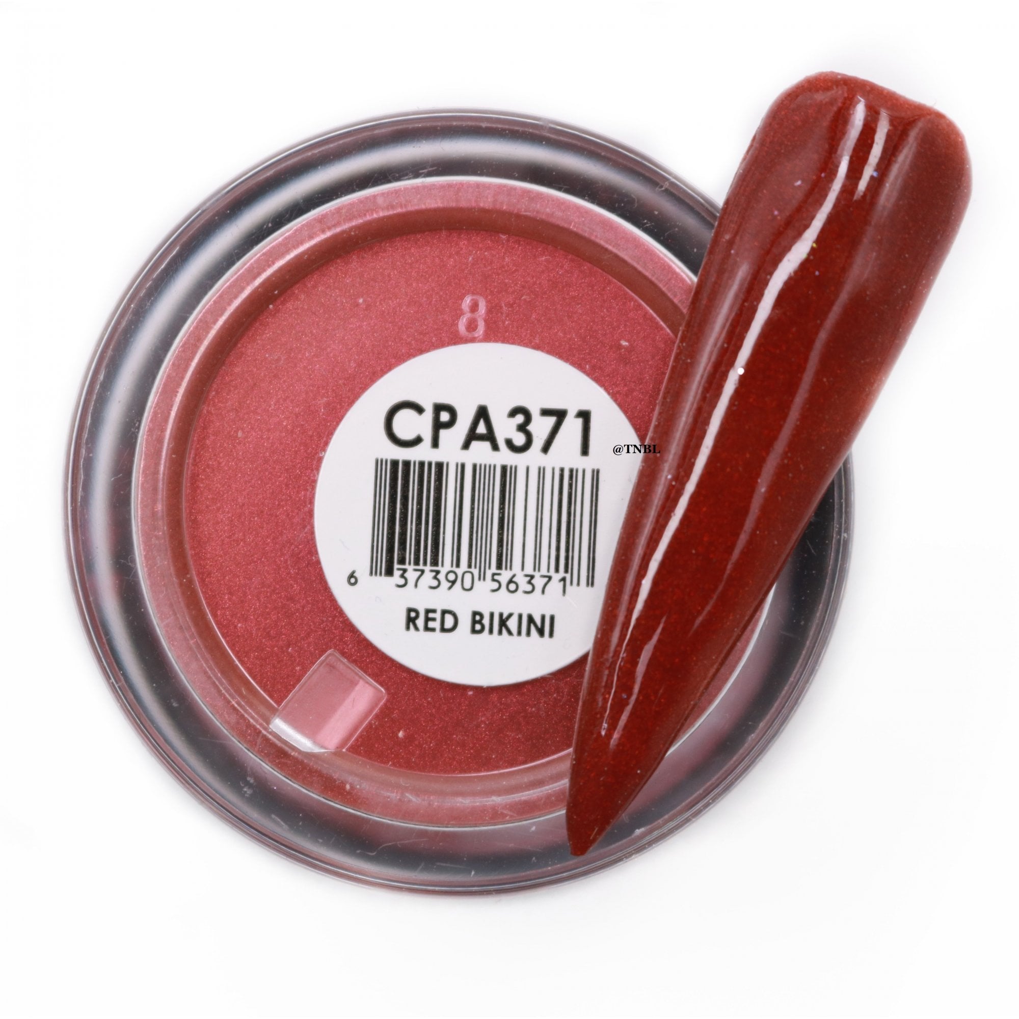 GLAM & GLITS Color Pop Acrylic Nail Powder 1oz / 28g - CPA371 RED BIKINI