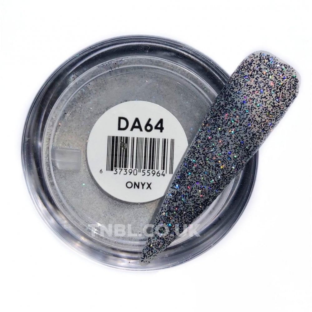 GLAM & GLITS Diamond Acrylic Nail Powder 1oz / 28g - DAC64 ONYX
