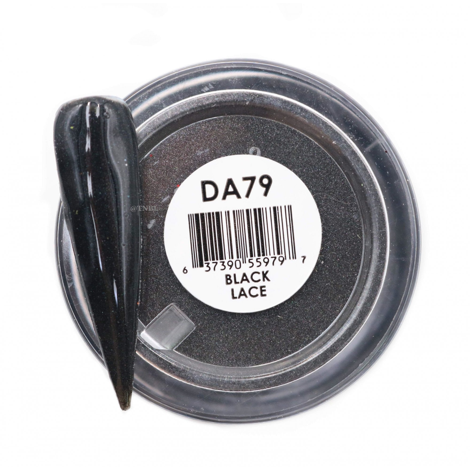 GLAM & GLITS Diamond Acrylic Nail Powder 1oz / 28g - DAC79 BLACK LACE