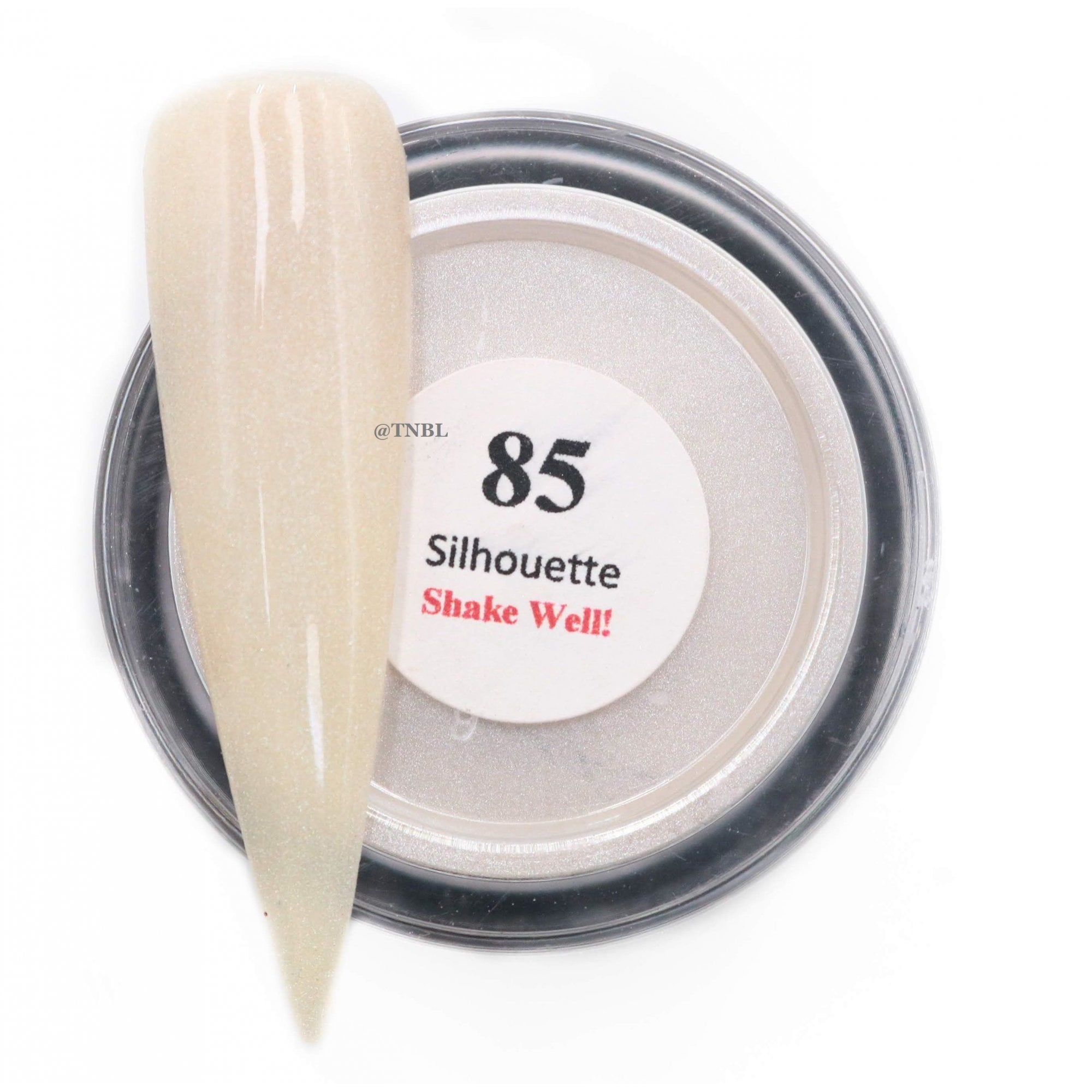 GLAM & GLITS Diamond Acrylic Nail Powder 1oz / 28g - DAC85 SILHOUETTE