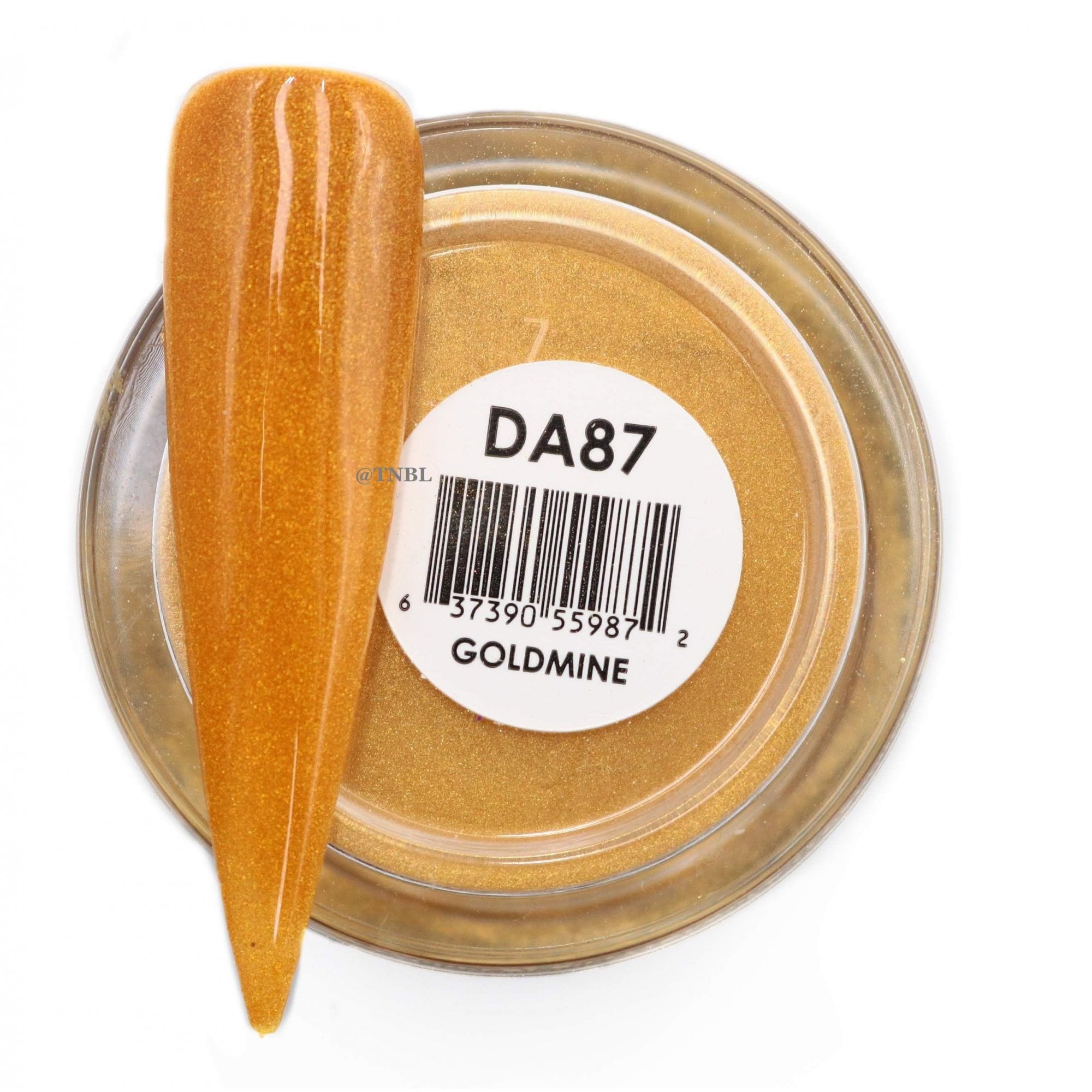 GLAM & GLITS Diamond Acrylic Nail Powder 1oz / 28g - DAC87 GOLDMINE