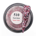 GLAM & GLITS Fantasy Acrylic Nail Powder 1oz / 28g - FAC510 RED MIST