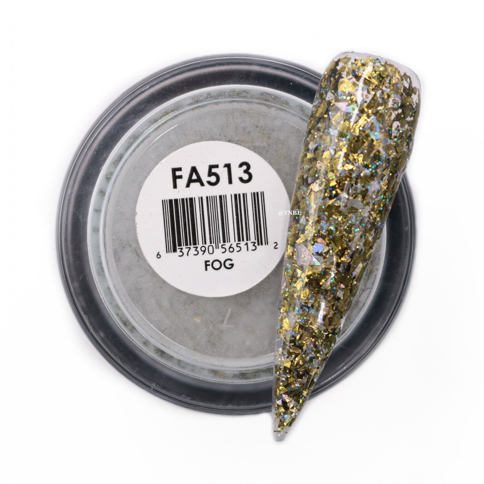 GLAM & GLITS Fantasy Acrylic Nail Powder 1oz / 28g - FAC513 FOG