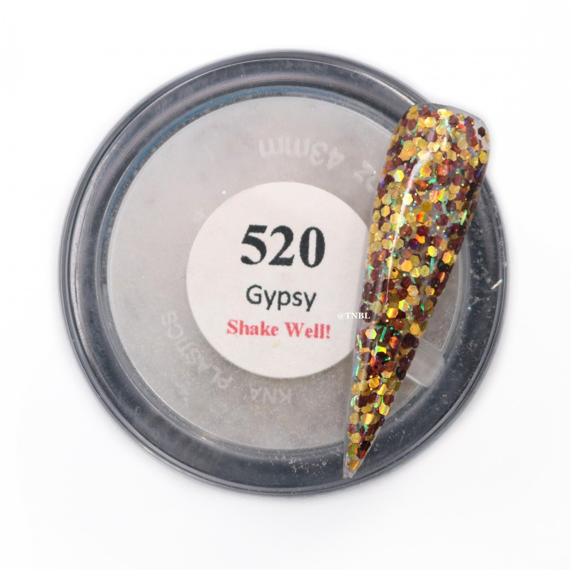 GLAM & GLITS Fantasy Acrylic Nail Powder 1oz / 28g - FAC520 GYPSY