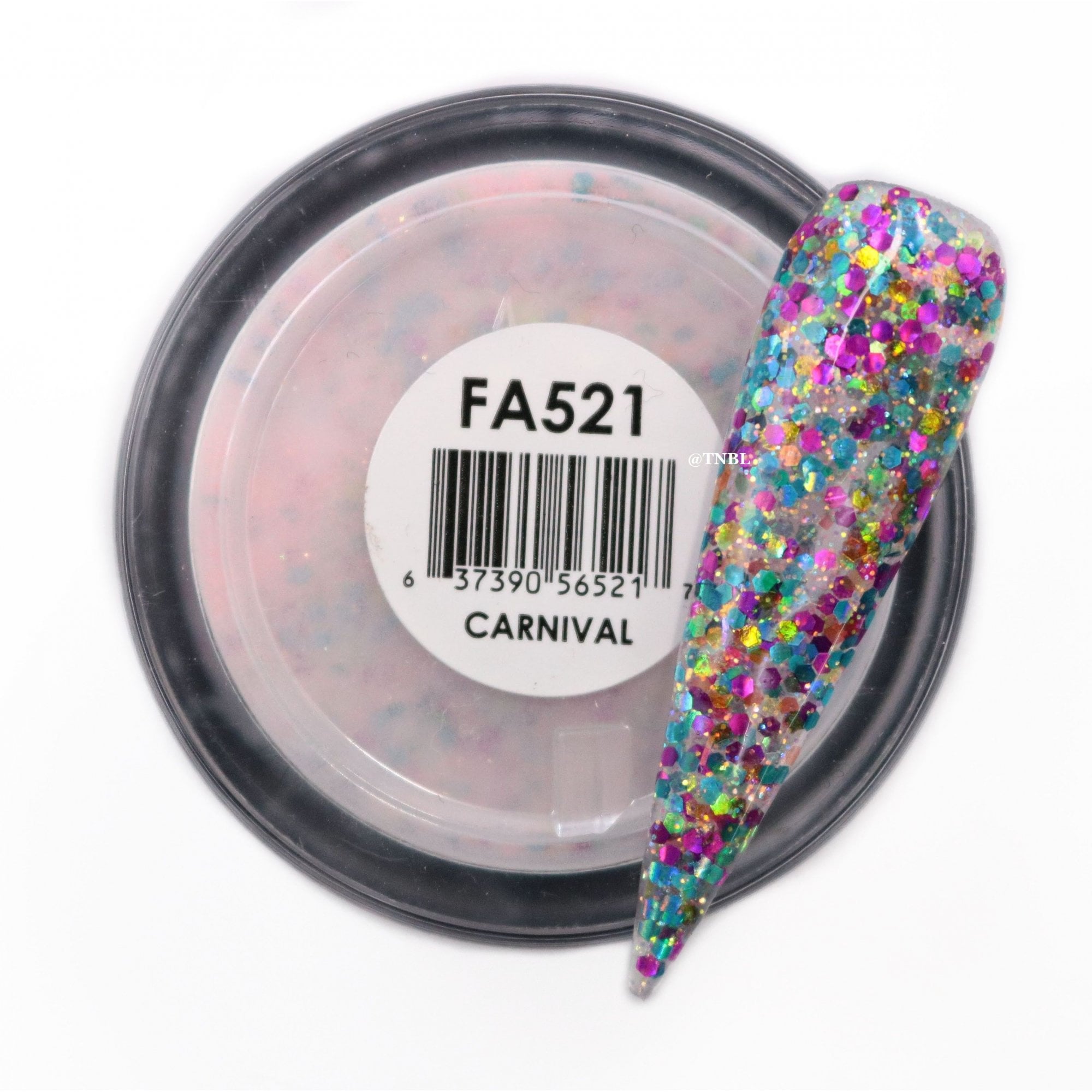 GLAM & GLITS Fantasy Acrylic Nail Powder 1oz / 28g - FAC521 CARNIVAL
