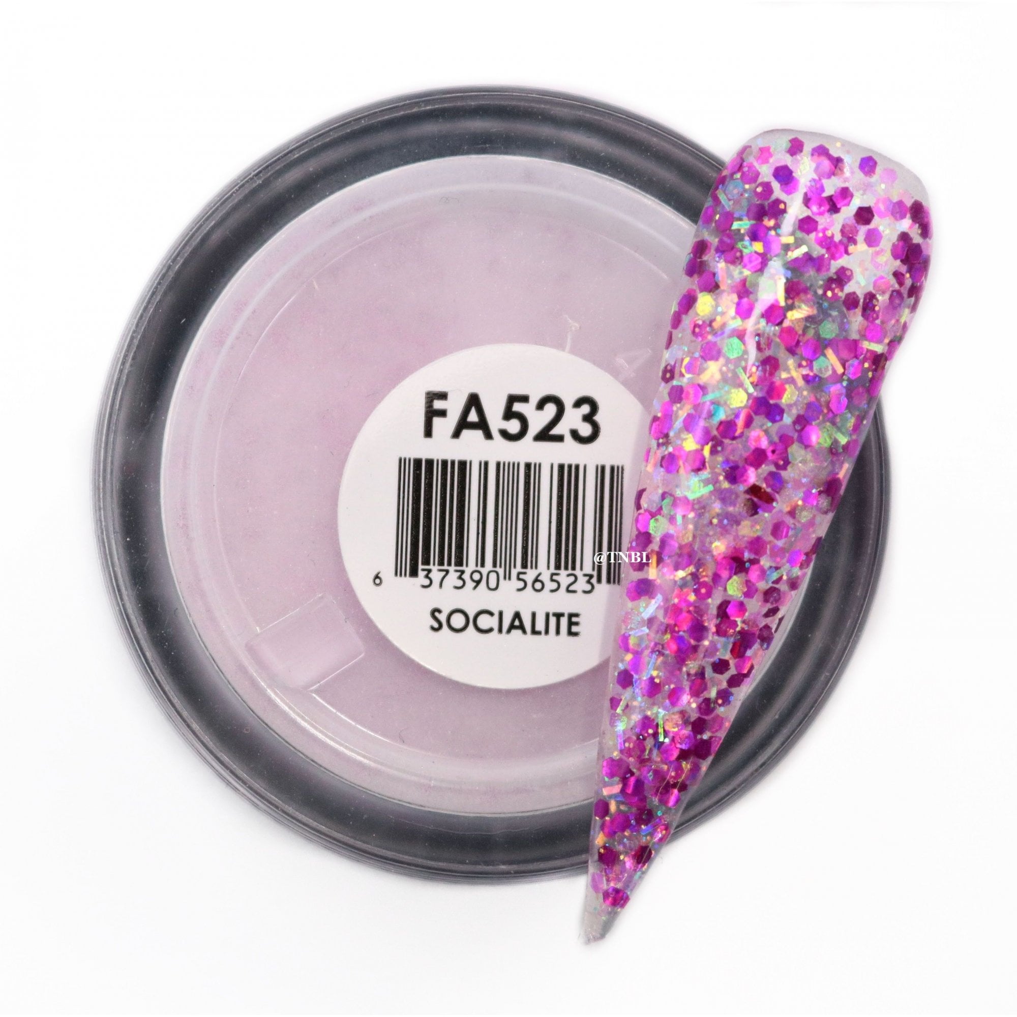 GLAM & GLITS Fantasy Acrylic Nail Powder 1oz / 28g - FAC523 SOCIALITE