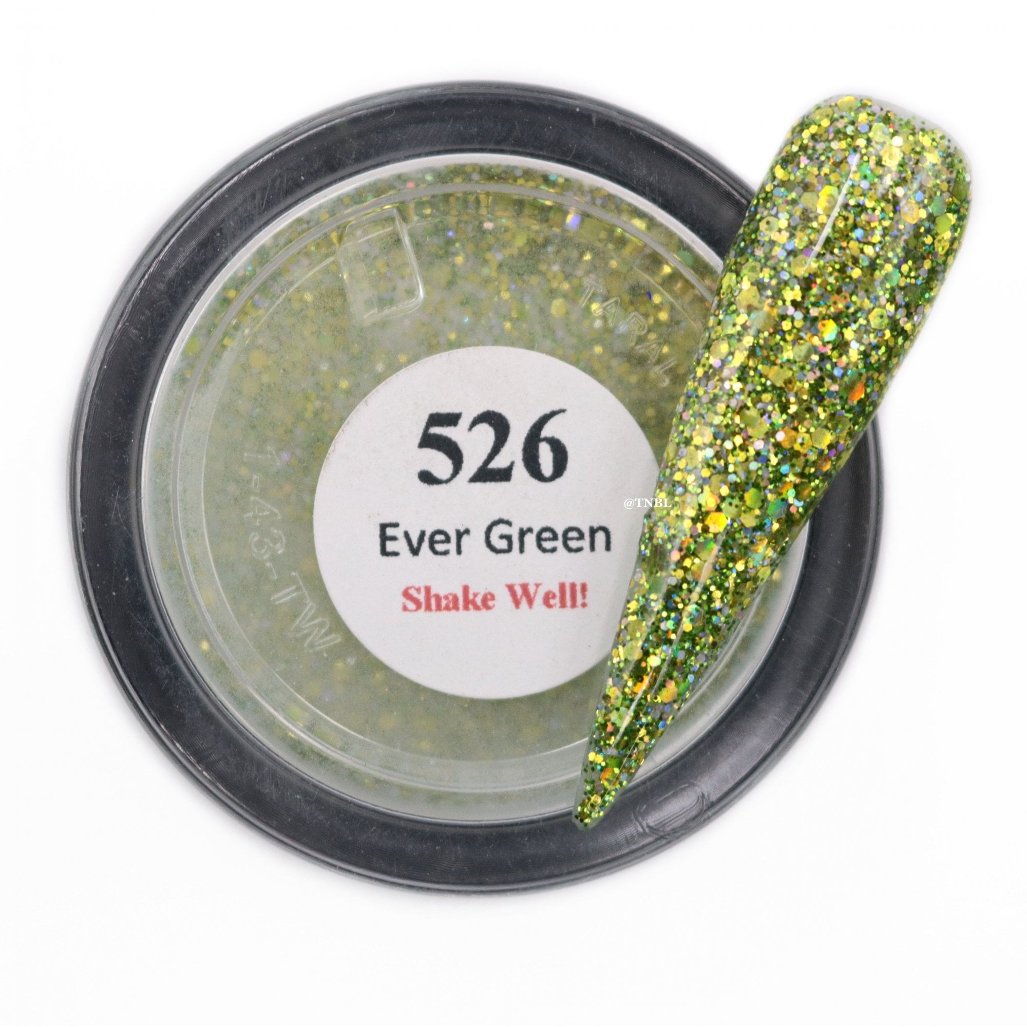GLAM & GLITS Fantasy Acrylic Nail Powder 1oz / 28g - FAC526 EVER GREEN